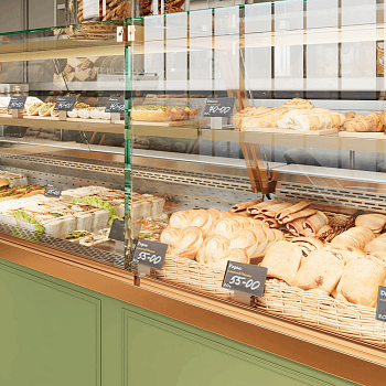 Большая площадь экспозиции